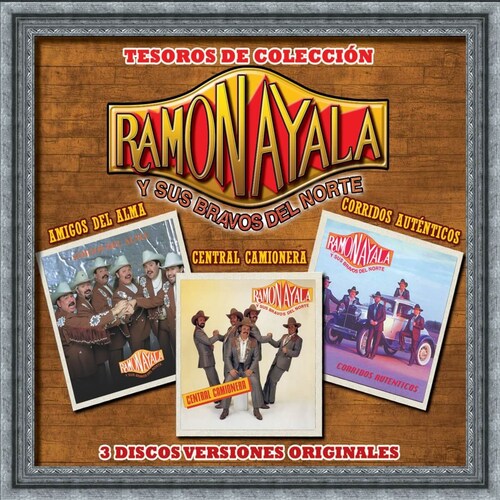 3 Cd's Ramón Ayala Central Camionera/amigos Del Alma/corrido Auténticos Tesoros de Colección