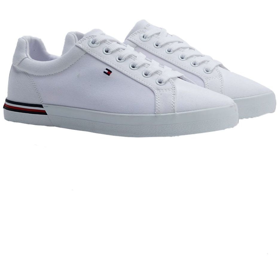 Tenis Casual con Logo Blanco Tommy Hilfiger