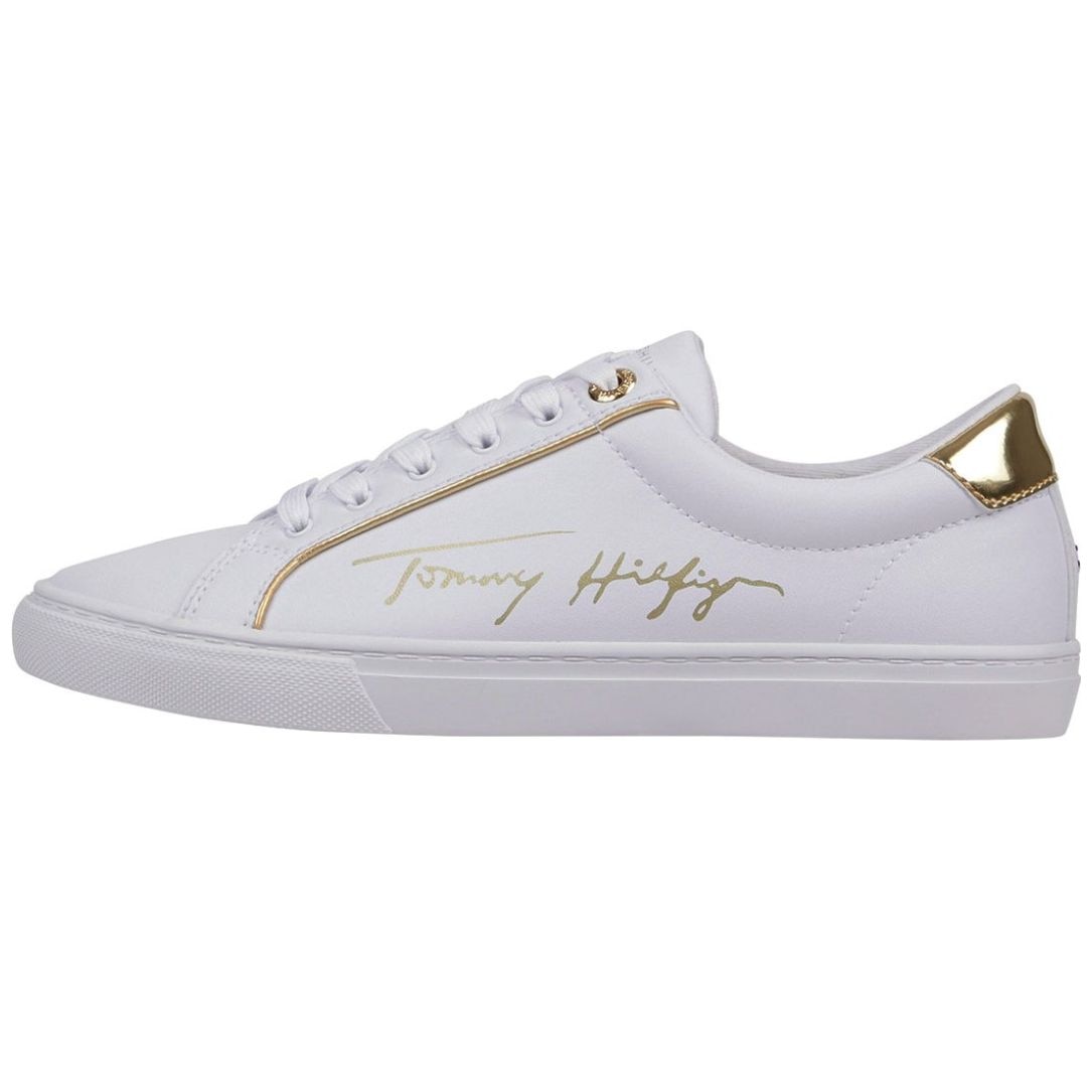 Tenis Casual con Detalles Blanco Tommy Hilfiger