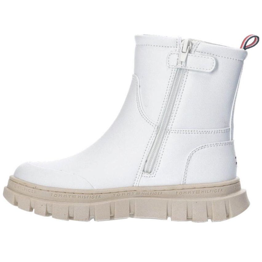 Bota Lluvia Blanco 22.5 25.5 Tommy Hilfiger para Ni a