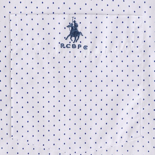 Camisa para Hombre Manga Corta Blanco Polo Club