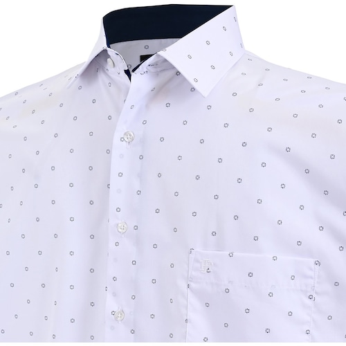 Camisa para Hombre Plus Estampada John Henry