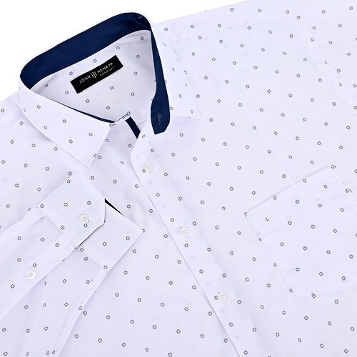 Camisa para Hombre Plus Estampada John Henry