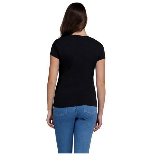 Playera Negra Manga Corta  Denizen