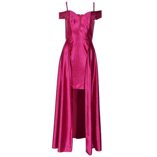Vestido de Doble Falda para Mujer con Hombro Descubierto Philosophy Jr