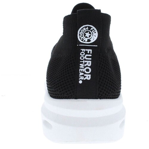 Tenis Negro Slip On Furor para Hombre