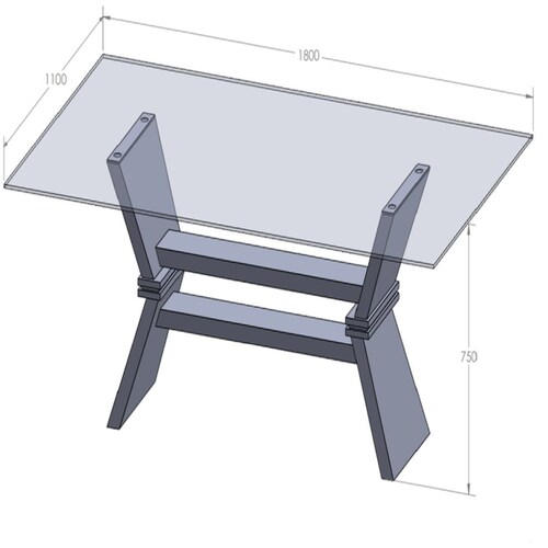 Mesa Rectangular Marrakesh New Challnege