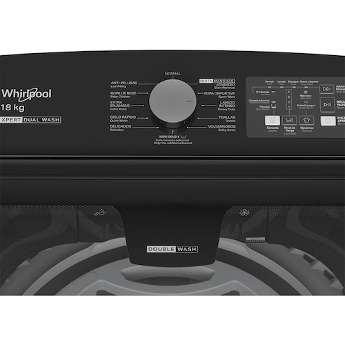Lavadora Titanium Carga Superior Dual Whirlpool 18Kg  Wwh18Ataln