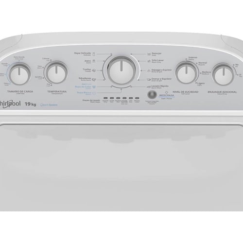 Lavadora Blanca Carga Superior Whirlpool 19Kg 7Mwtw1904Lm