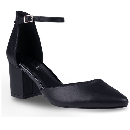 Zapatilla Puntal con Pulsera Negra Fun Shoes