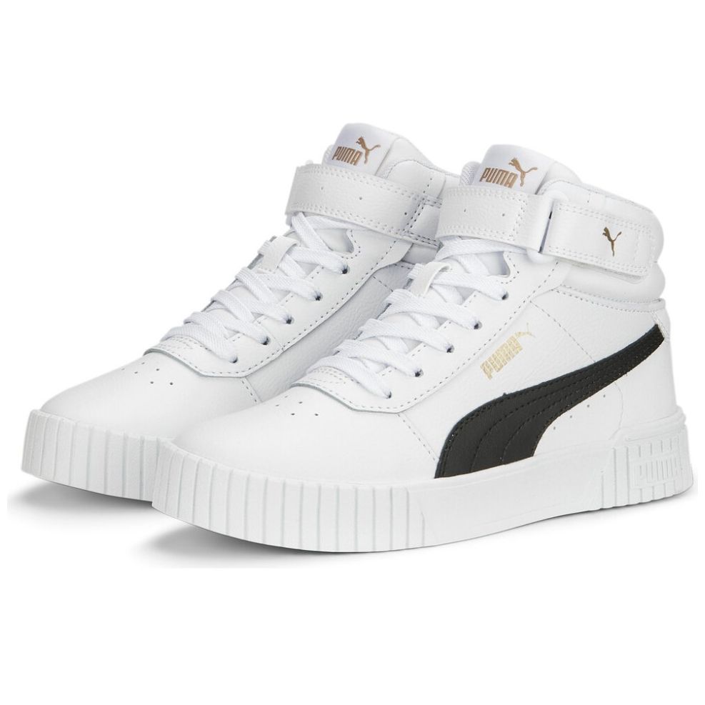 Tenis de Bota Casual con Cinta Ajustable Blanco Puma