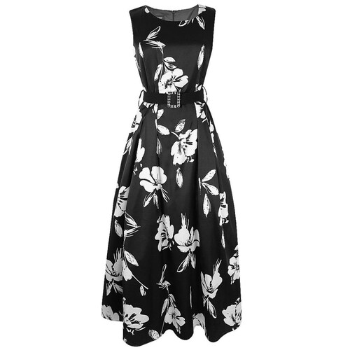 Vestido Basel Diseño Estampado Floral con Cinturón