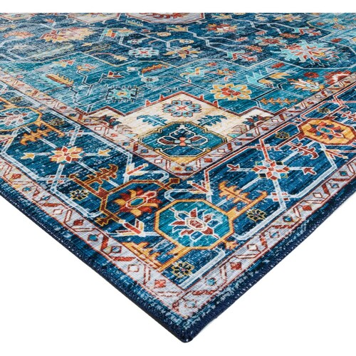 Tapete Caos Vintage Turquesa 2.30X1.60 Abadi