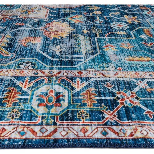 Tapete Caos Vintage Turquesa 2.30X1.60 Abadi