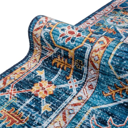 Tapete Caos Vintage Turquesa 2.30X1.60 Abadi