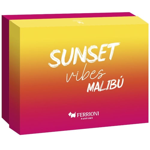 Set para Mujer Ferrioni Sunset Vibes Malibú Edt 100 Ml