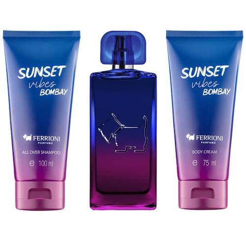 Set para Hombre Ferrioni Sunset Vibes Bombay Edt 100 Ml