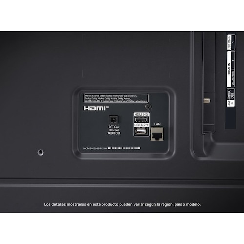 Pantalla 65" LG Nanocell 4K Ai Thinq 65Nano77Sra