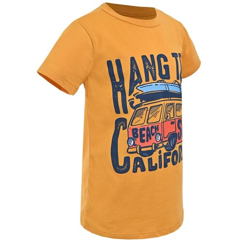Playera para Niño Manga Corta Estampada Cuello Redondo Hang Ten