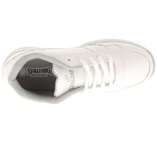 Tenis Escolar con Agujeta 22-25 Blanco Spalding para Niño