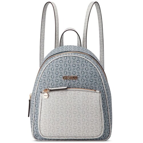 Bolsa Azul Logo Backpack Guess Factory