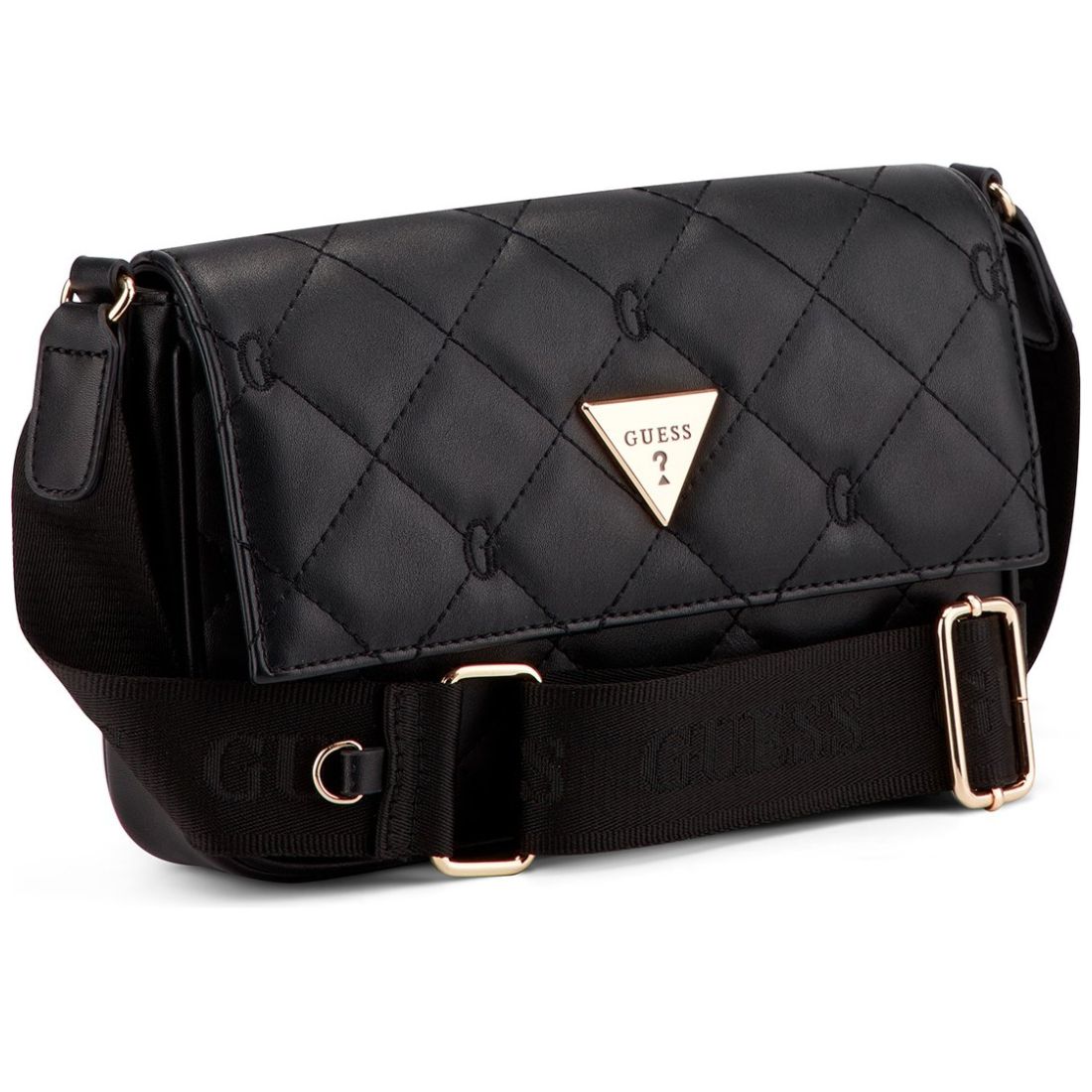 Bolsa Negro Crossbody Guess Factory