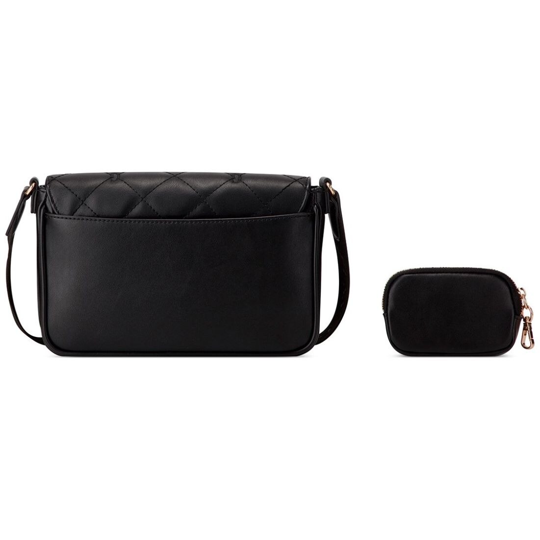 Bolsa crossbody best sale guess negra capitonada