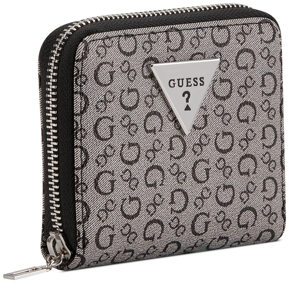 Cartera Negro Multi Slg Small Zip Around Guess Factory