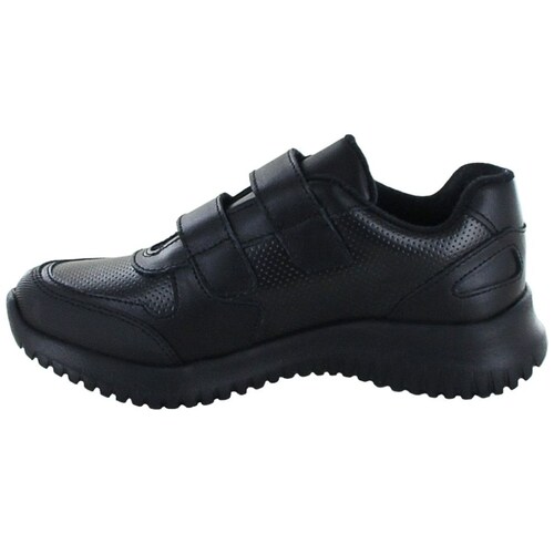 Tenis Escolar Dos Velcros 18-23 Negro Audaz para Niño