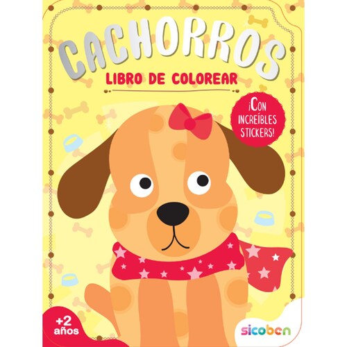 Libro para Colorear Coloreo en Casa 1 con Stickers 20X28Cm 24 Páginas 6 Modelos Wizzdom