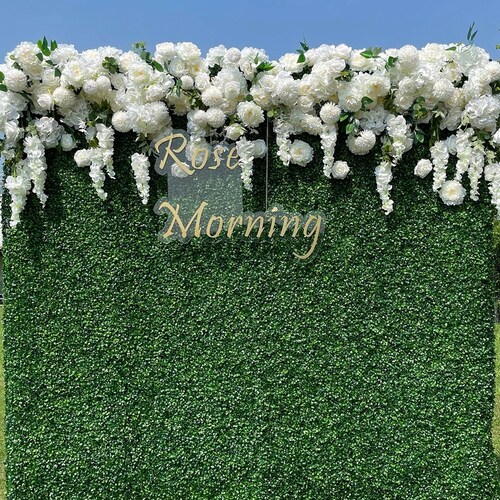 Muro Verde Clásico Arrayan  Follaje Artificial para Muro 50 X 50 Cm Cubre 2M2 Deco Pvc