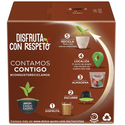 Cápsula Lungo Intenso Nescafe Dolce Gusto