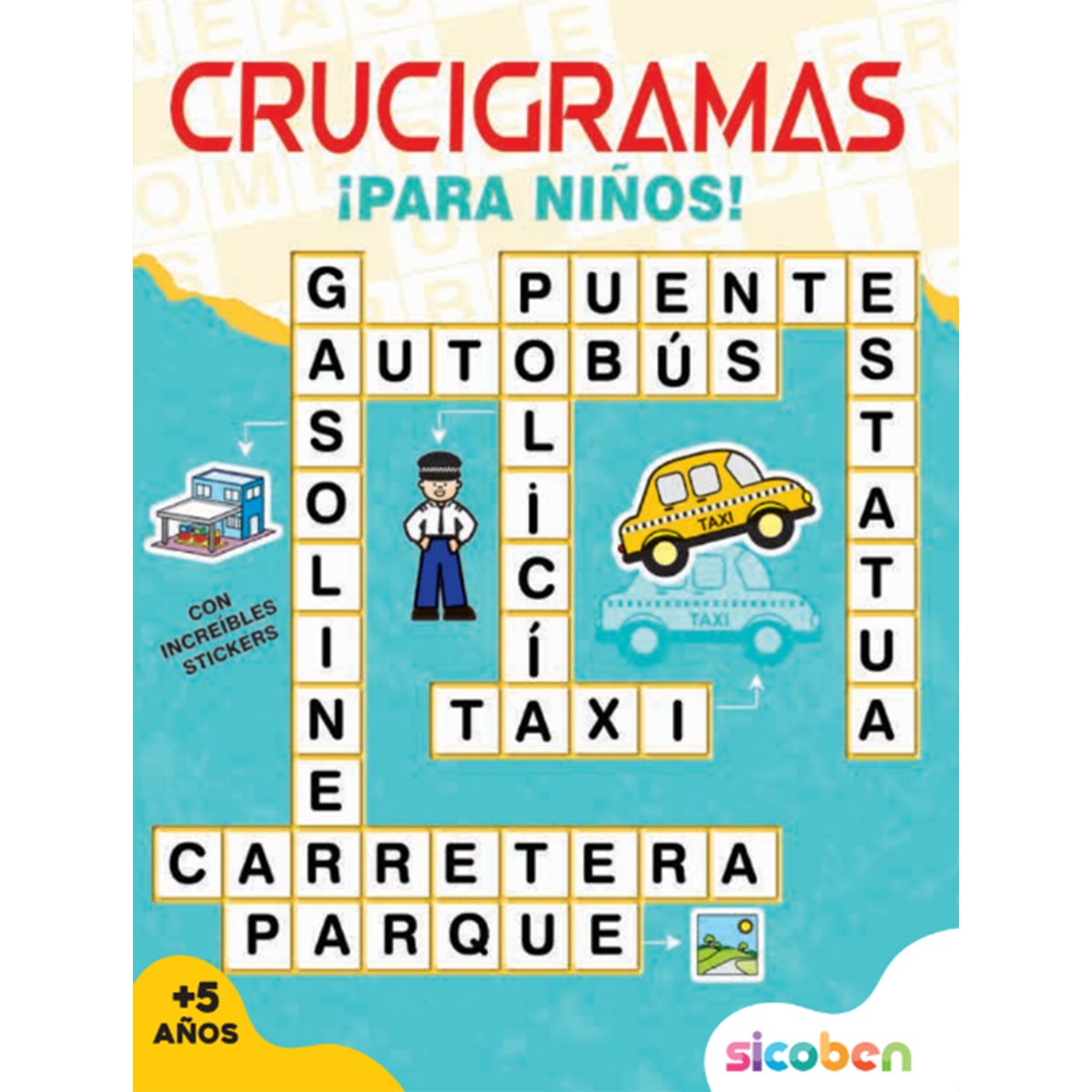 Libro de Crucigramas para Ni os 20X26Cm 48 P ginas 2 Modelos Wizzdom