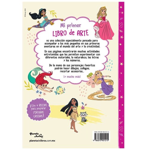 Libro para Colorear Disney 100 Princesas Deluxe 80 Páginas de