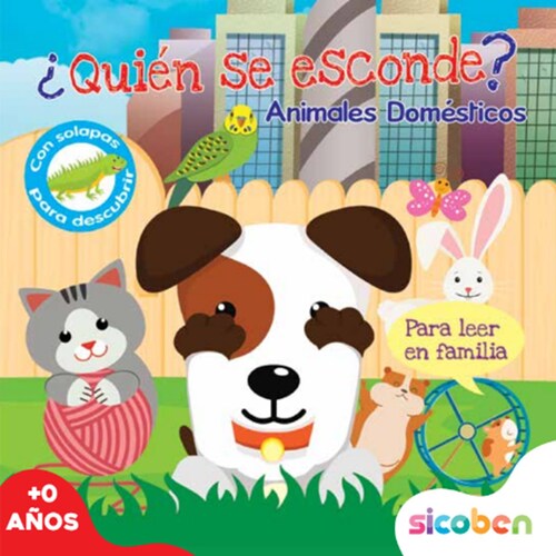 Libro de Cuentos Quien Se Esconde 20X20Cm 10 Páginas 4 Modelos Wizzdom