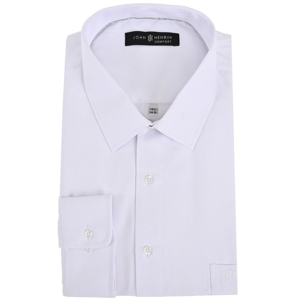 Camisa de Vestir Blanco John Henry Slim Fit para Hombre