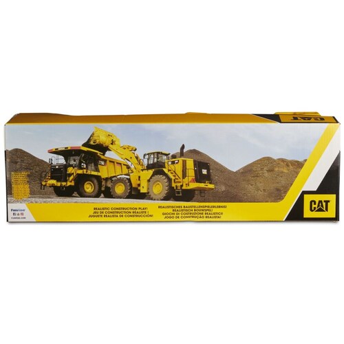 Camión Cat Construction Volquete y Cargador de Ruedas