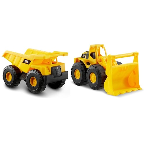 Camión Cat Construction Volquete y Cargador de Ruedas
