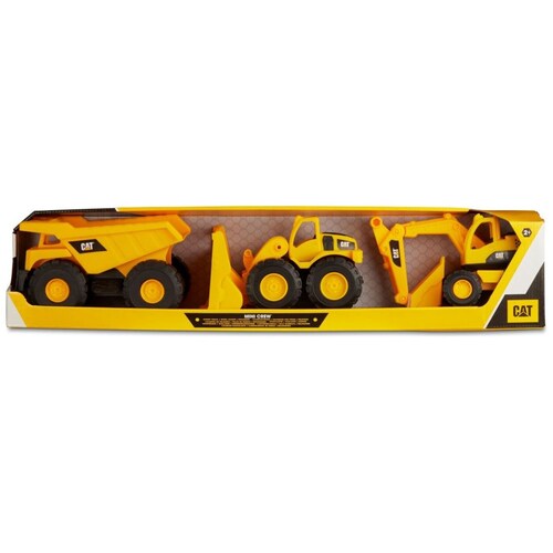 Camion Cat Volquete, Cargadora y Excavadora