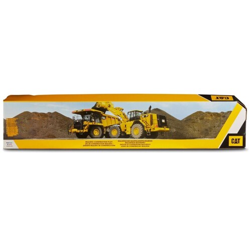 Camion Cat Volquete, Cargadora y Excavadora