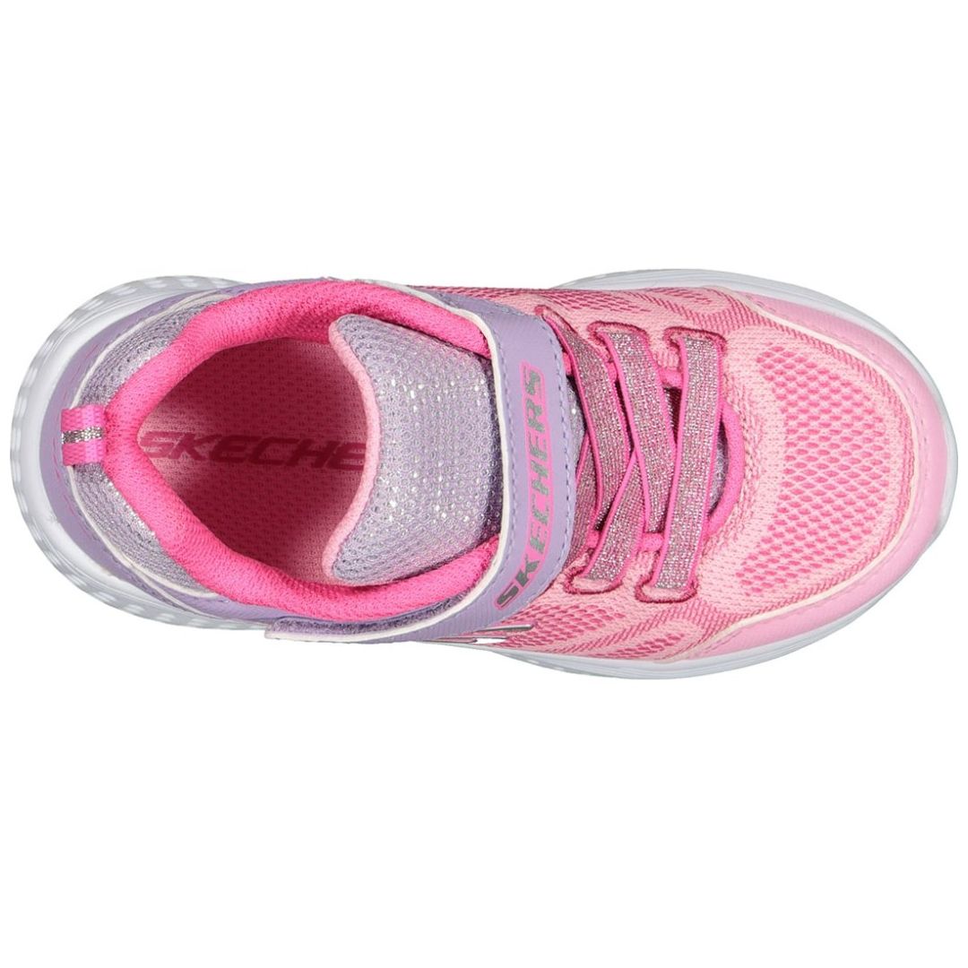 Tenis con Velcro 12 16 Morado Skechers para Ni a