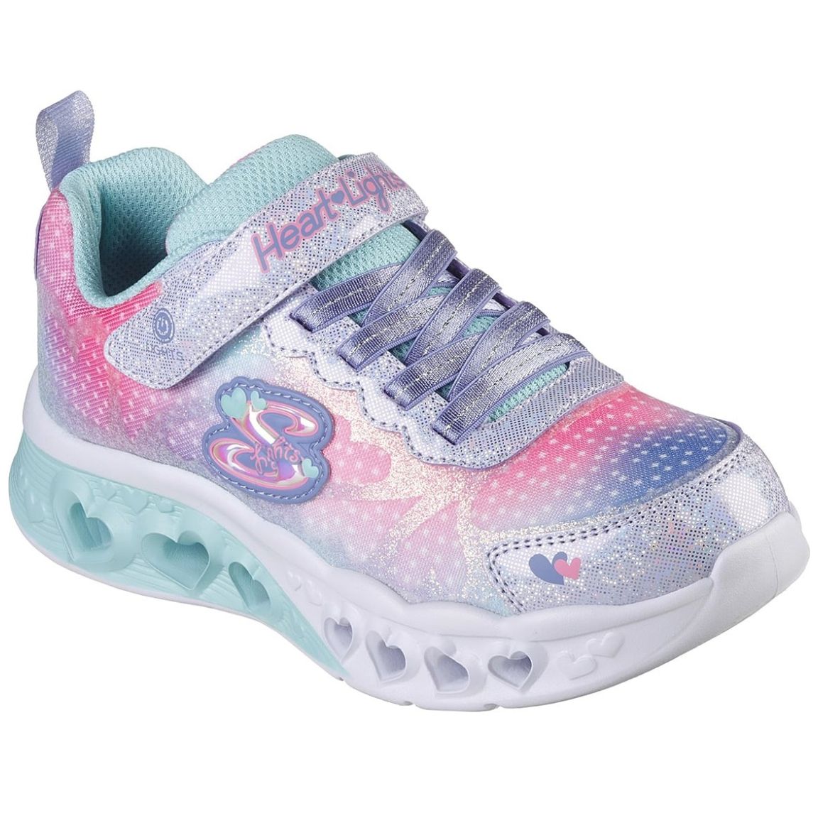 Zapatos skechers de shop niñas con luces blancas