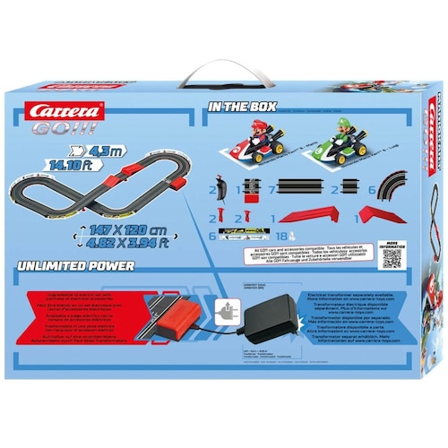 Pista de Carreras Mario Kart Baterry Operated