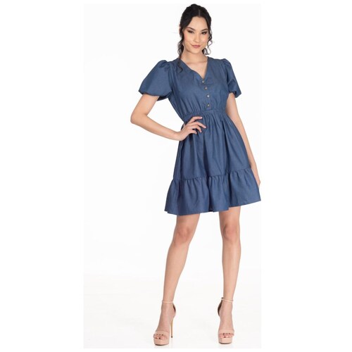 Vestido Liso Corto Sbh By Sarah Bustani
