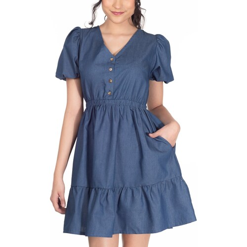 Vestido Liso Corto Sbh By Sarah Bustani