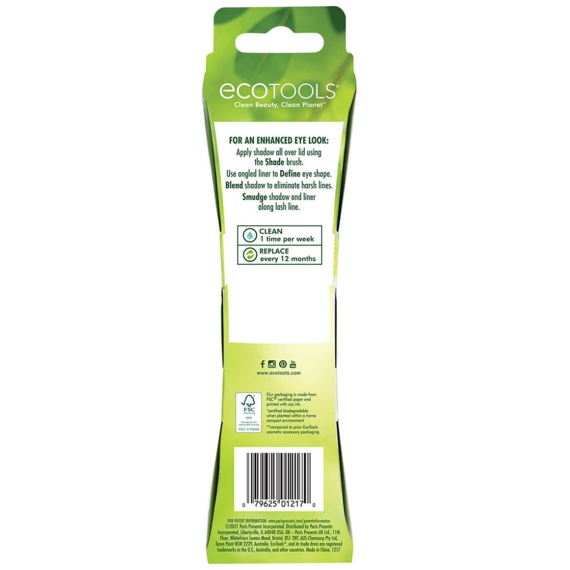 Eco Tools Set De Brochas Para Ojos image number 1