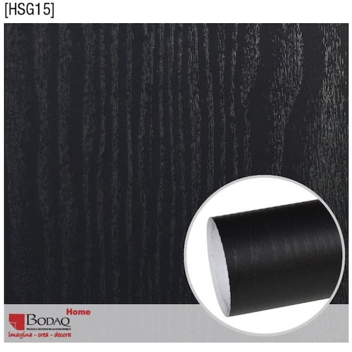 Vinil Decorativo Autoadherible Diseño Madera Negra Bodaq Home