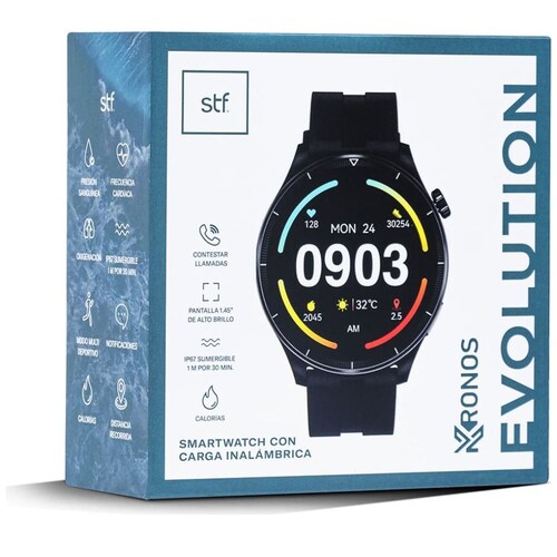 Smartwatch Stf Kronos Evolution Negro