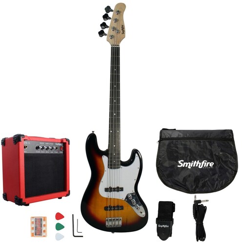 Bajo Eléctrico Smithfire Jbs-404Paksbs Café (Paquete)
