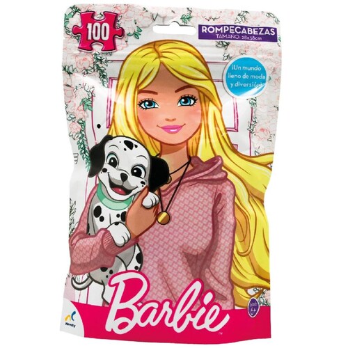 Rompecabezas Bolsa Foil Barbie 100 Pzas Novelty